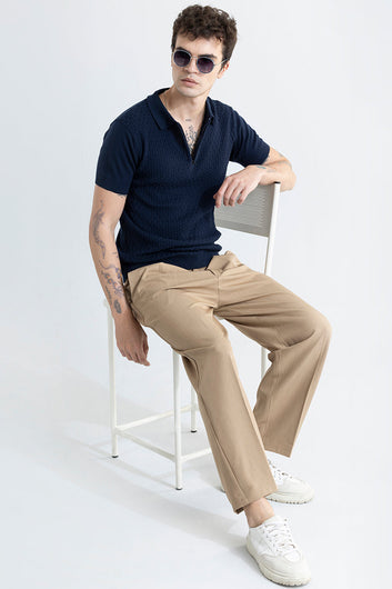 Nova Navy Blue Polo T-Shirt