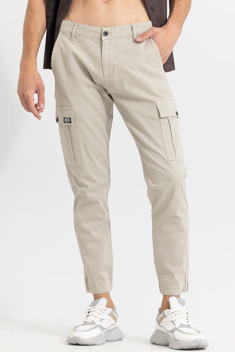 Steggi Cream Cargo Pant