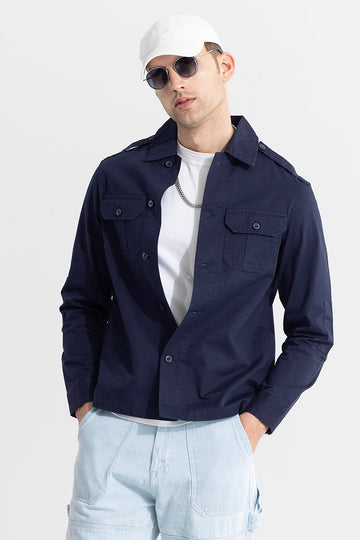 WingFlap Navy Overshirt