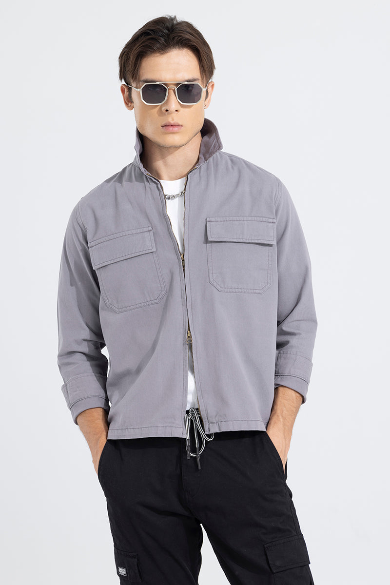 Drifter Grey Overshirt