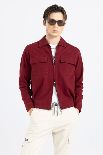 Drifter Red Overshirt