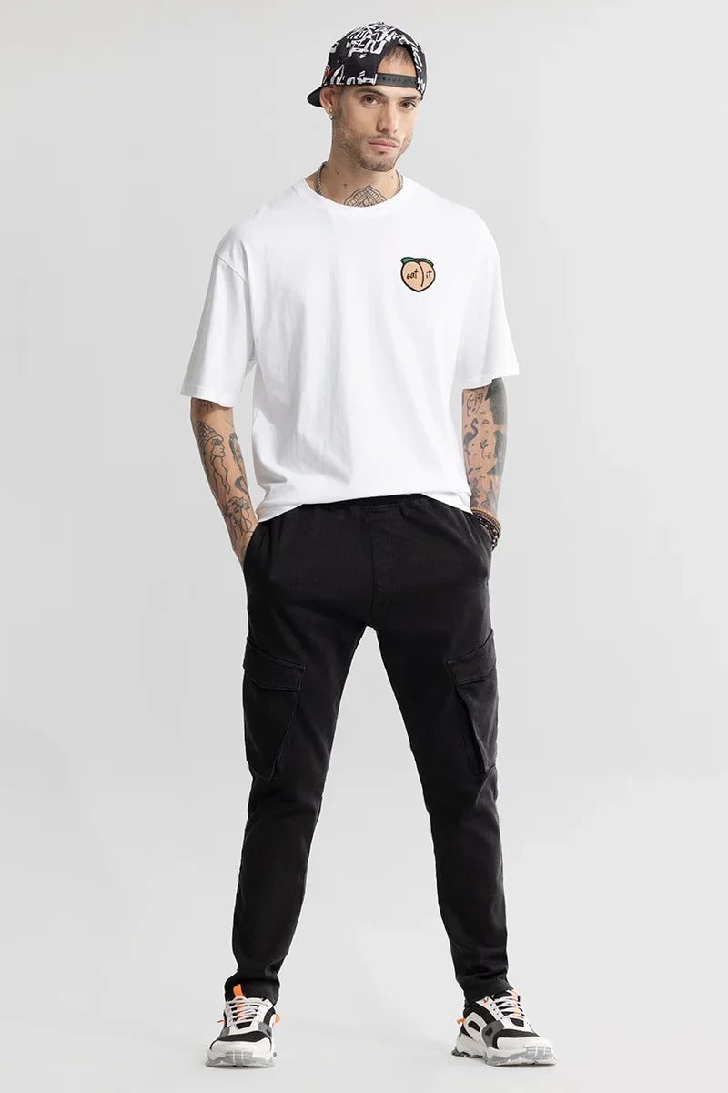 Dagon Black Cargo Pant