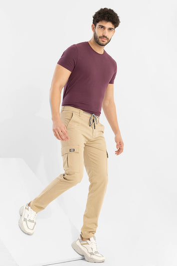 Stark Pastel Khaki Cargo Pant