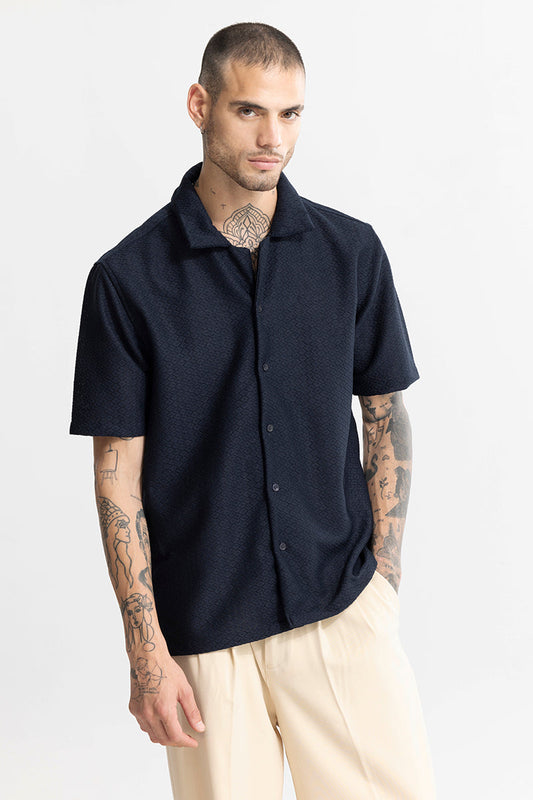 Nector Navy Hakoba Shirt