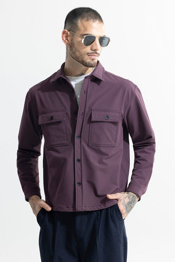 Spoondrift Mauve Overshirt