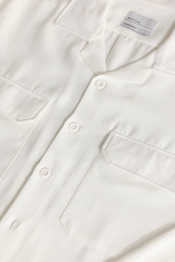 Chenille White Overshirt