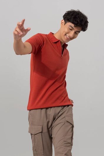 Zeste Orange Polo T-Shirt
