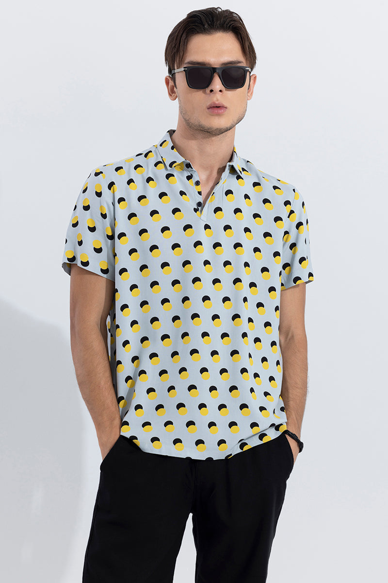 Polka Pop Yellow Polo T-Shirt