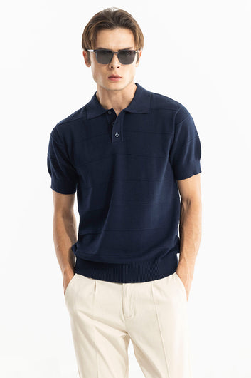 Fiscal Navy Polo T-Shirt
