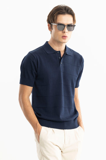 Fiscal Navy Polo T-Shirt