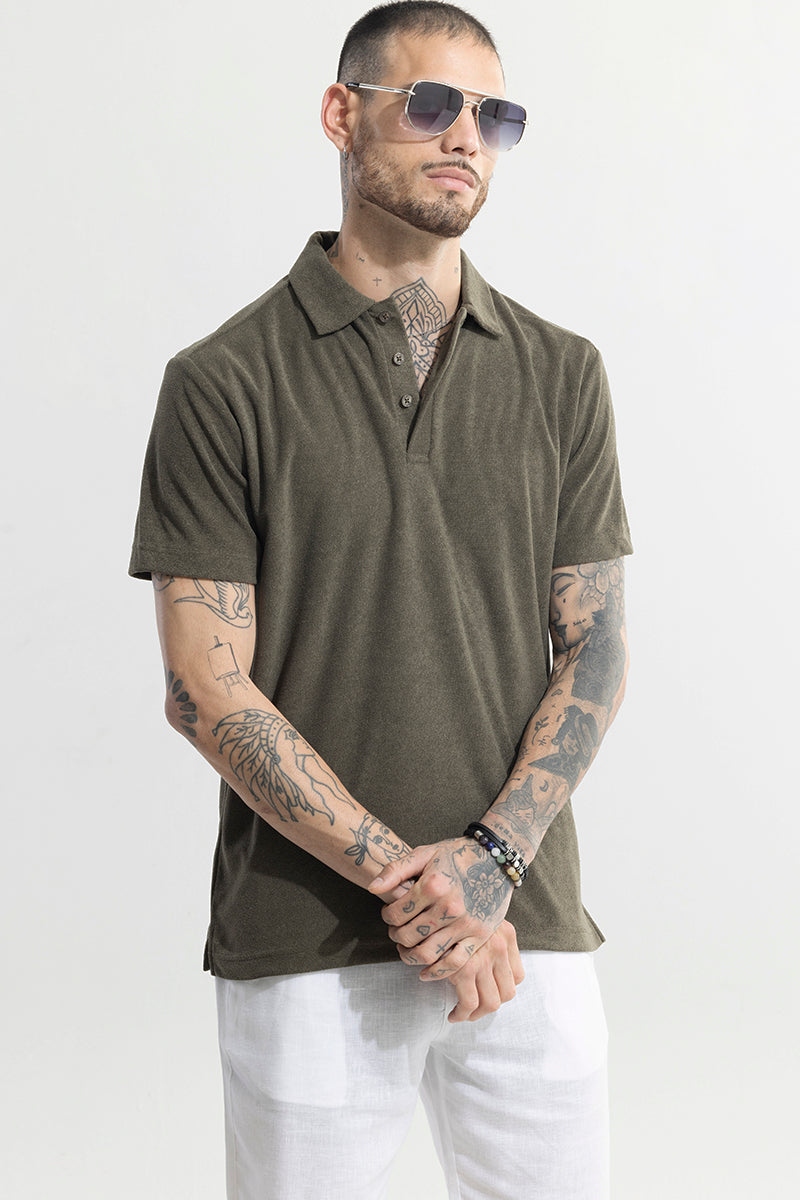 Trent Olive Polo T-Shirt