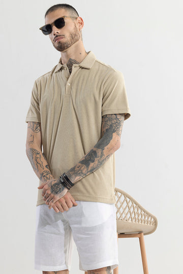 Trent Cream Polo T-Shirt