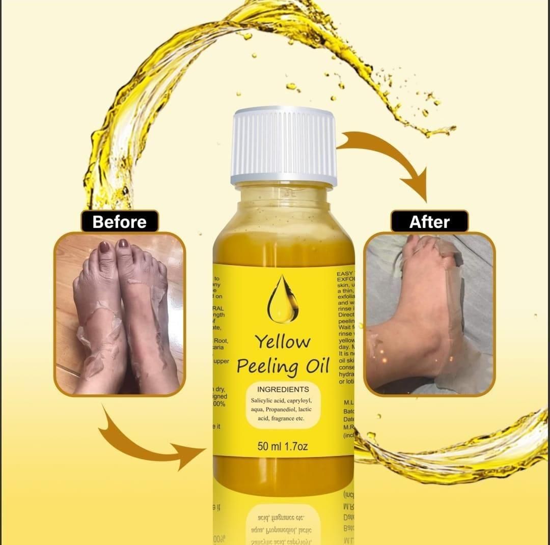 Yellow Peeling Oil for Dark Skin