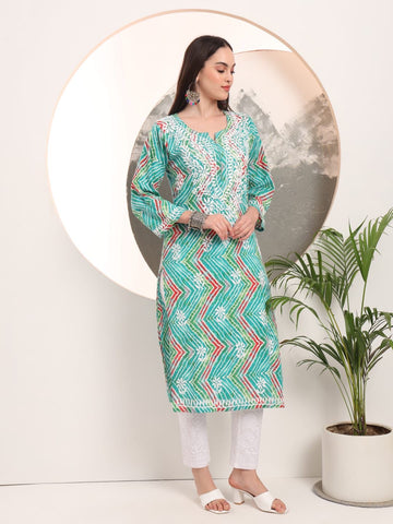 Shaher Kota Doria Straight Kurti