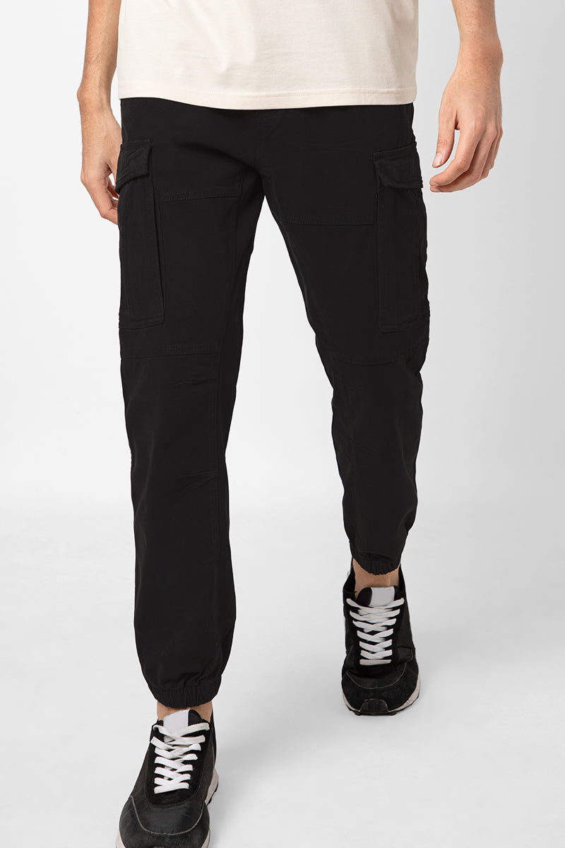 Steezy Pro Black Cargo Pants