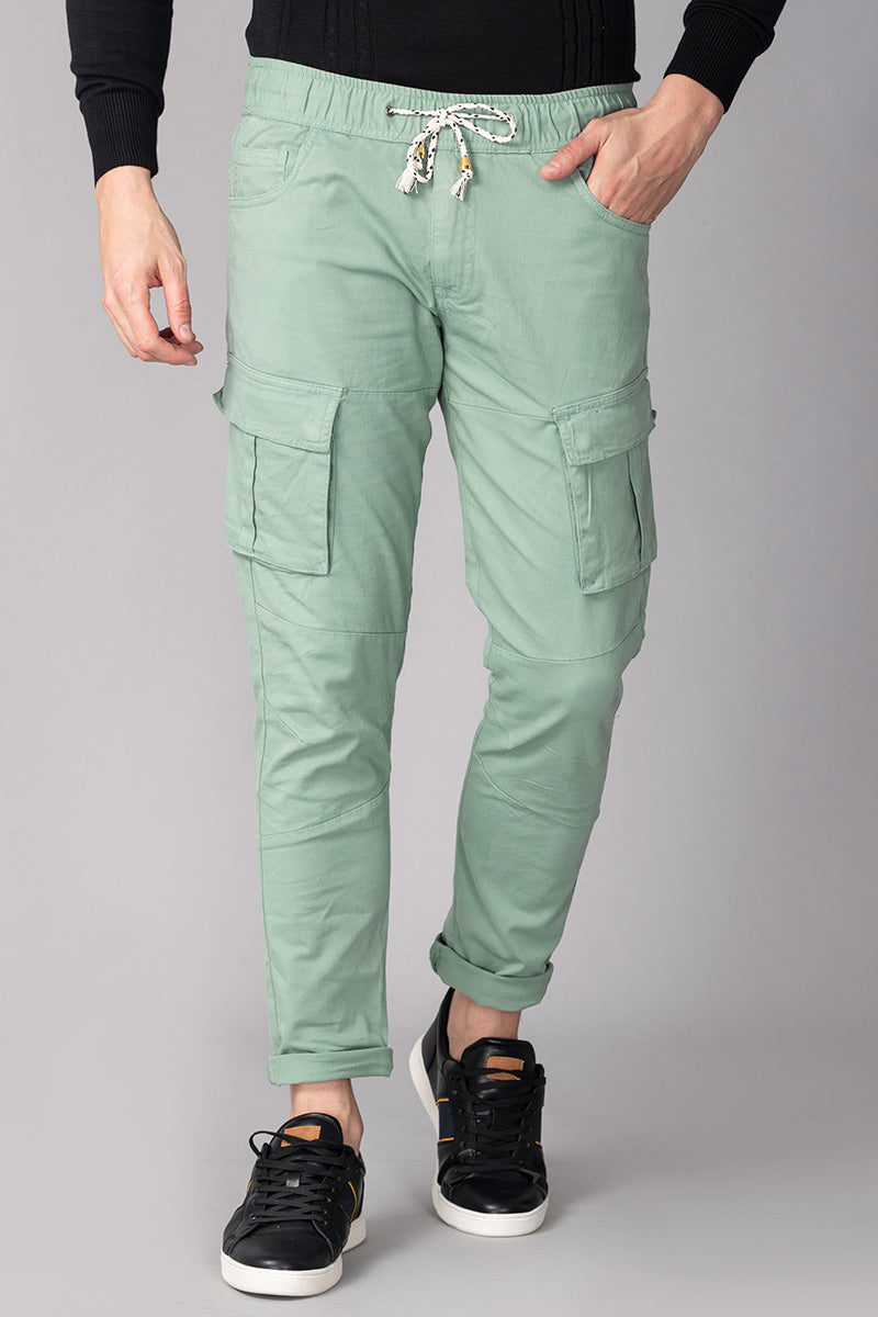 Sea Green Cargo Pant