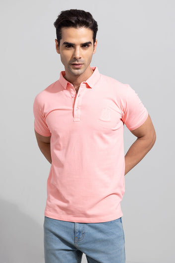 The Shishu Pink Polo T-Shirt