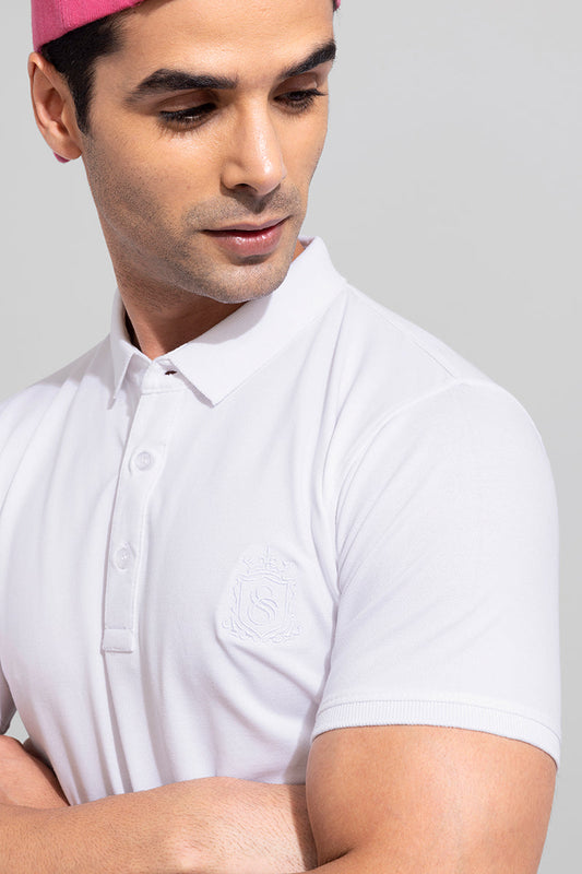 The Shishu White Polo T-Shirt