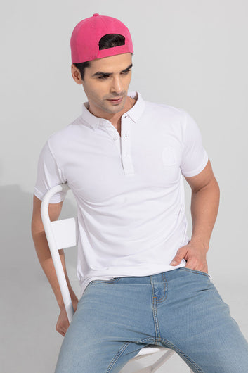 The Shishu White Polo T-Shirt