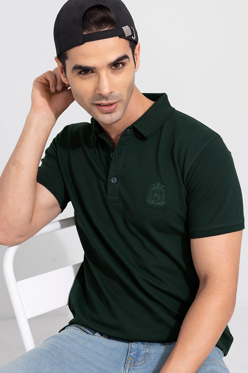 The Shishu Olive Polo T-Shirt