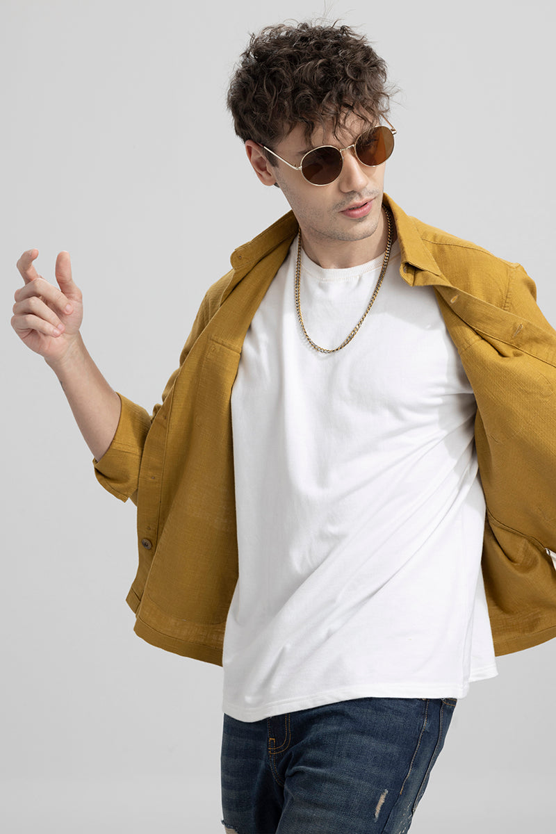 Linen Rug Mustard Overshirt