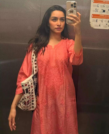 Shraddha Kapoor in Chikankari Kurti