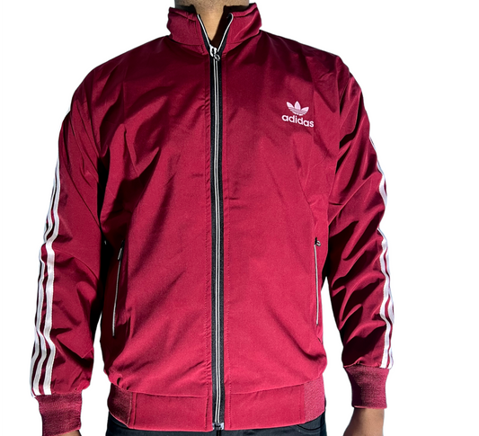 Addidas Windcheater - RED Stylish and Weather-Resistant Outdoor Jacket