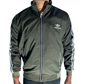 "Addidas Windcheater - Green Stylish and Weather-Resistant Outdoor Jacket