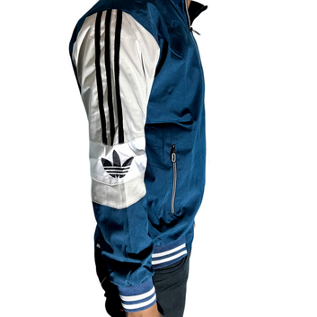 Addidas Windcheater - Blue Stylish and Weather-Resistant Outdoor Jacket