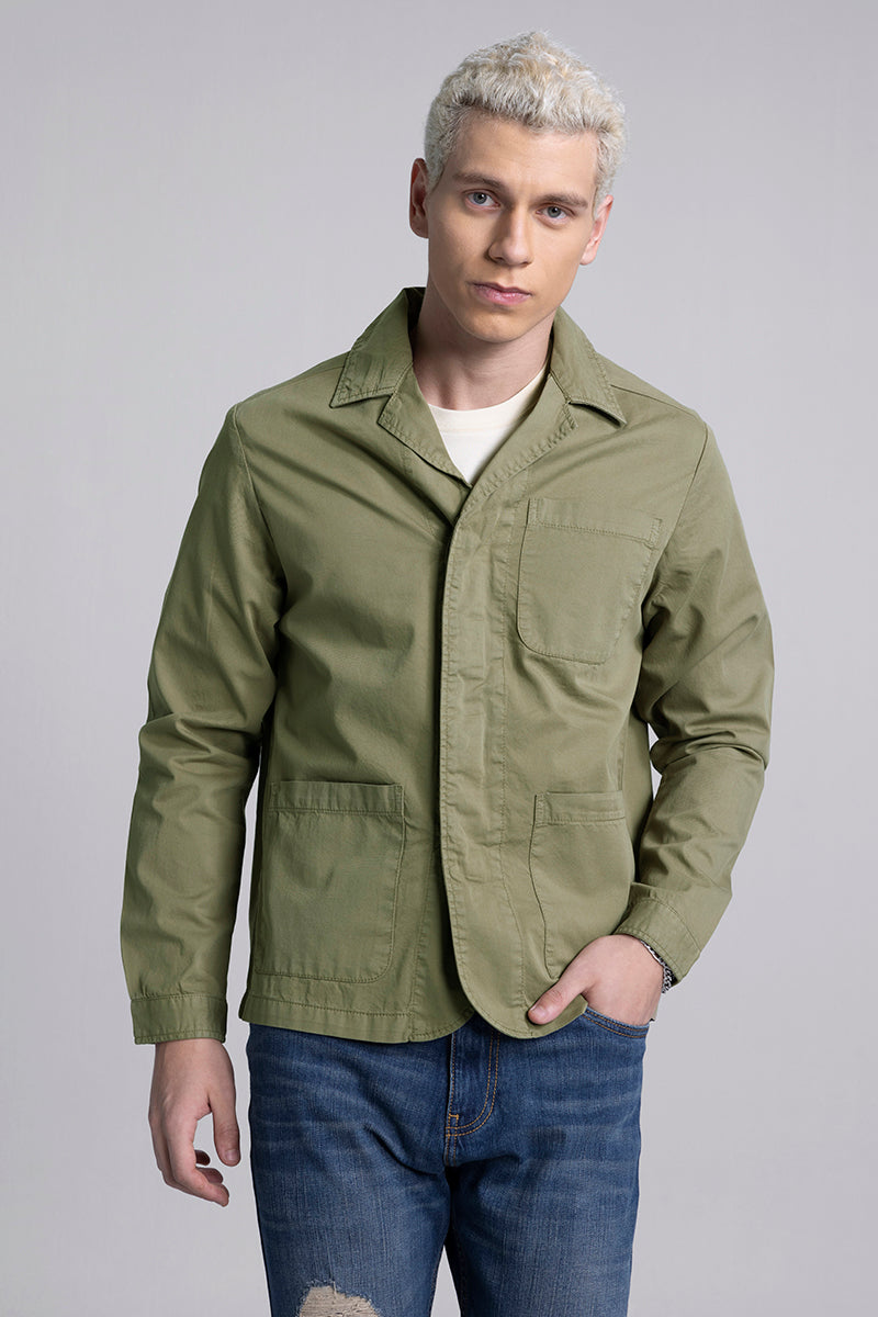 Shatsu Olive Overshirt