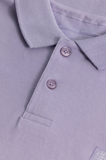 Incise Logo Lavender Polo T-Shirt