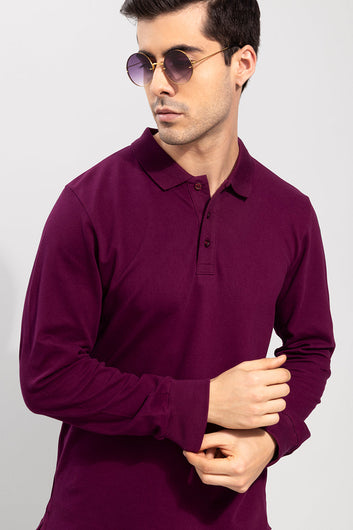Dominic Maroon Polo T-Shirt