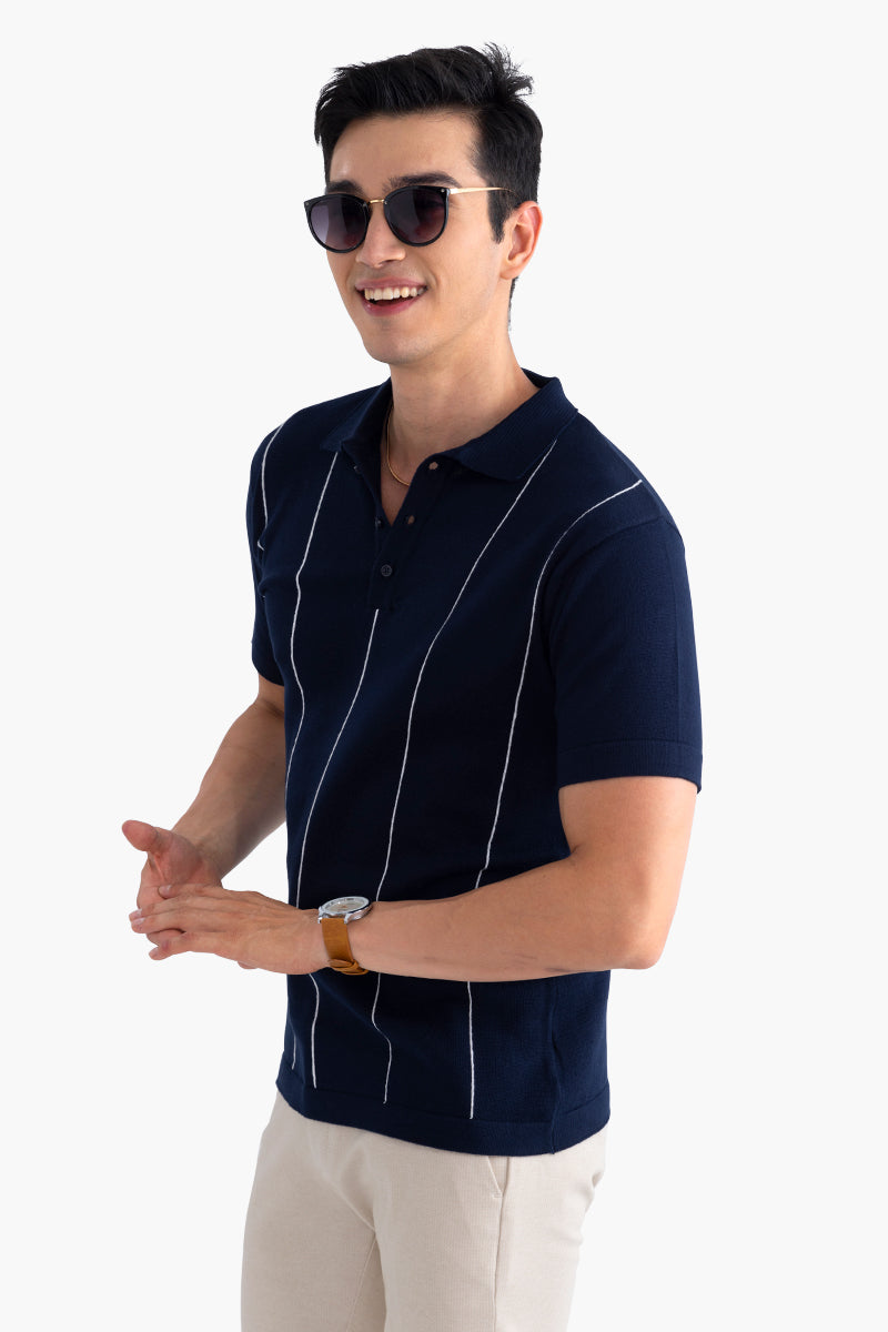 Classy Navy Polo T-Shirt