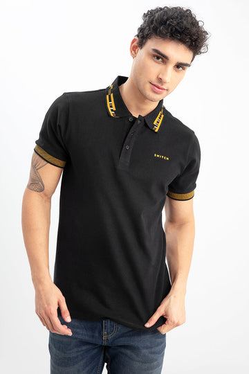 Embossed Snitch Black T-Shirt