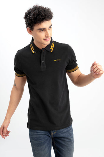 Embossed Snitch Black T-Shirt