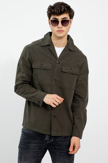 Olive Overshirt