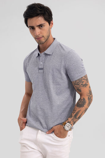Felix Stone Grey Polo T-Shirt