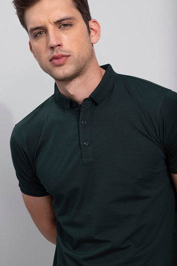 Diego Dark Green Polo T-Shirt