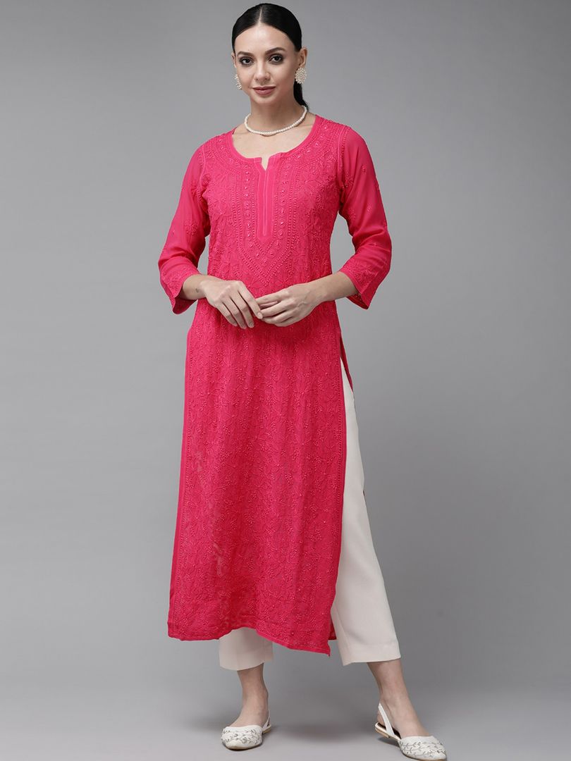 Arsh Premium Viscose Chikankari Kurti