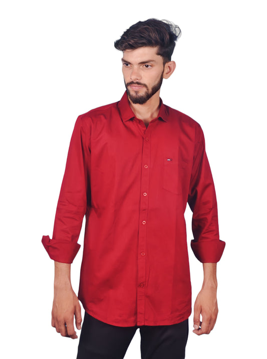 U.S POLO MEHROON SHIRT